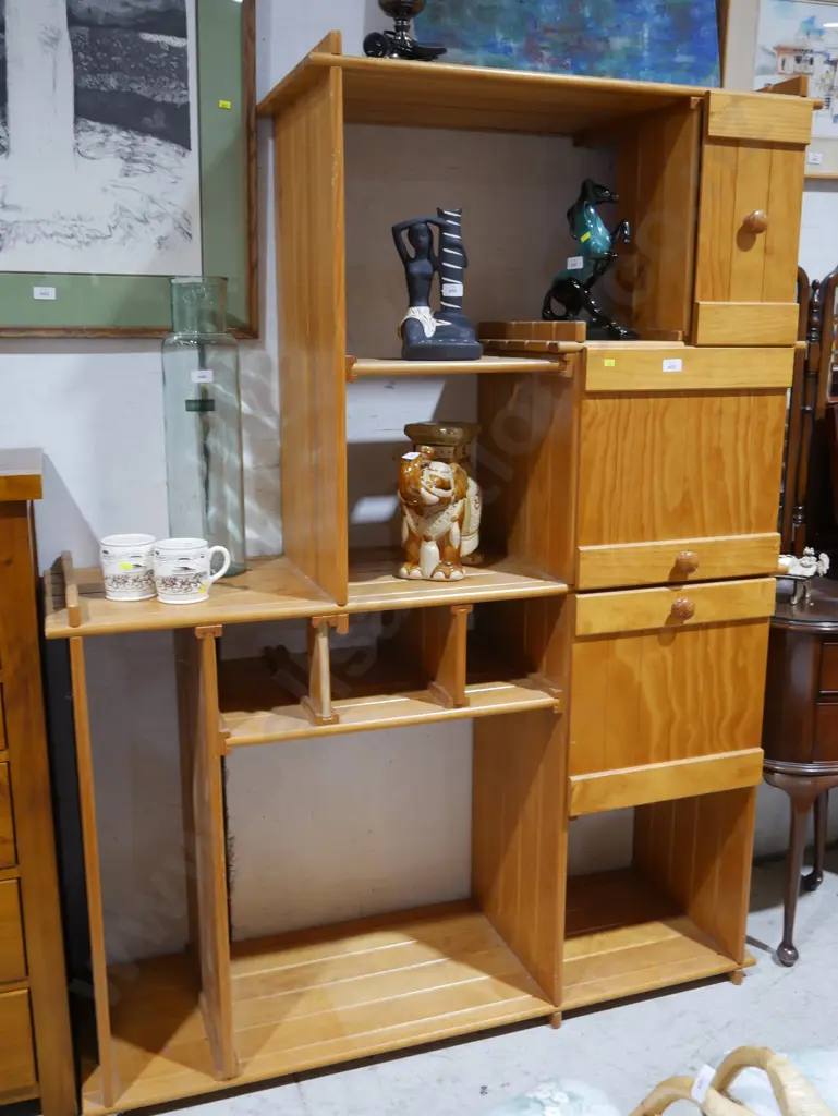 Pine kit set wall unit Image 1++