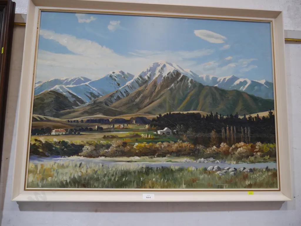 Tekapo oil painting Image 1++