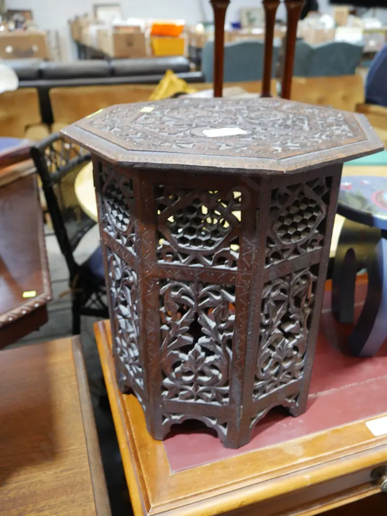 Carved stool Image 1++