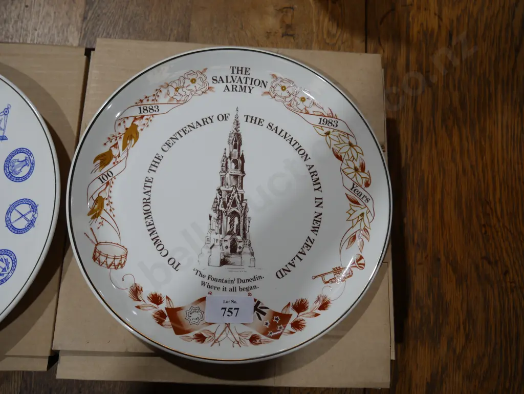 Crown Lynn Salvation Army plate in original box Image 1++