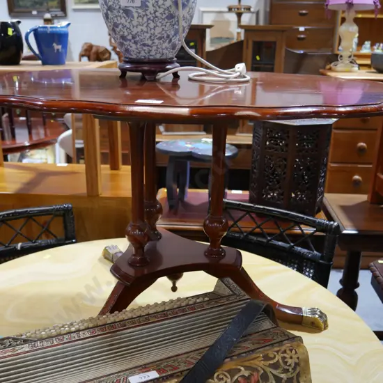 Pedestal side table