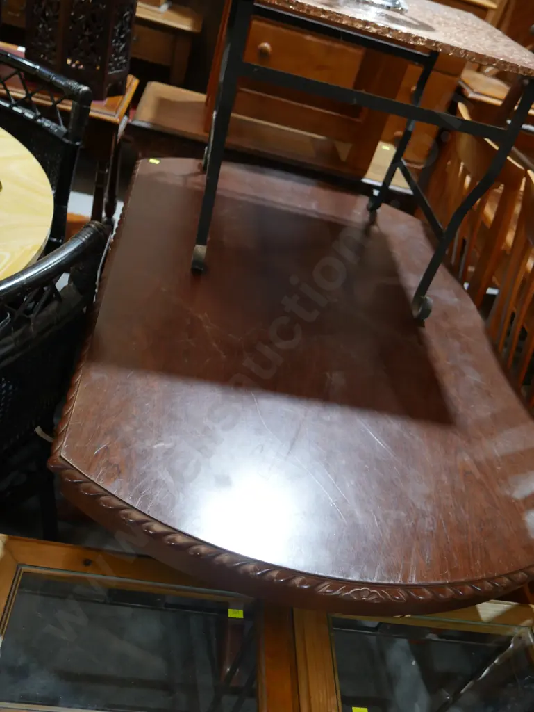 Rope edge dining table Image 1++