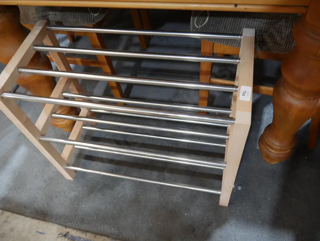 Metal & wood rack Image 1++