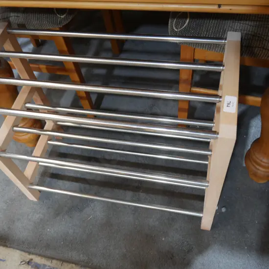 Metal & wood rack
