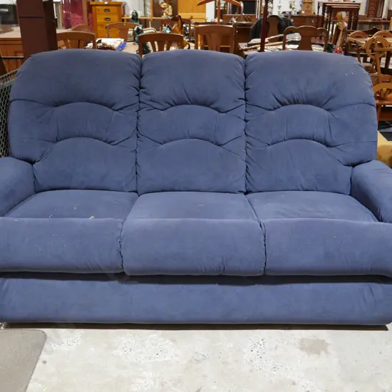 Blue 3 seater couch