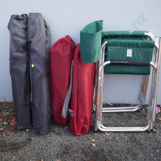 Camping chairs etc