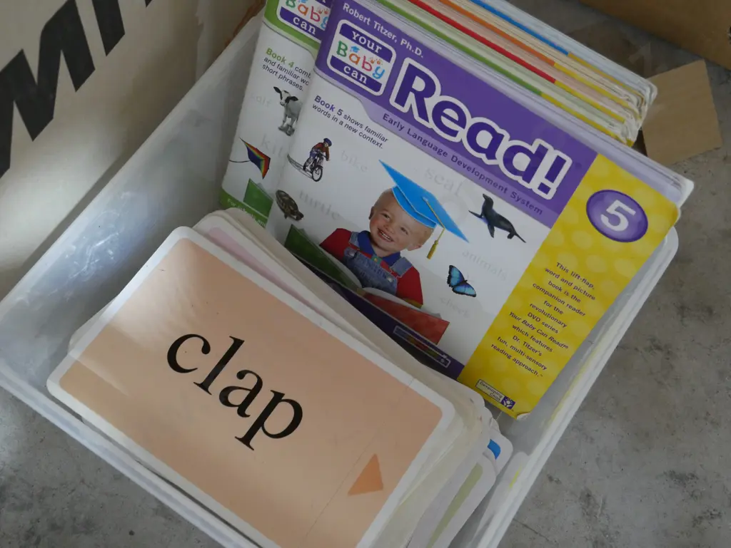 Baby reading books, learning cards Image 1++