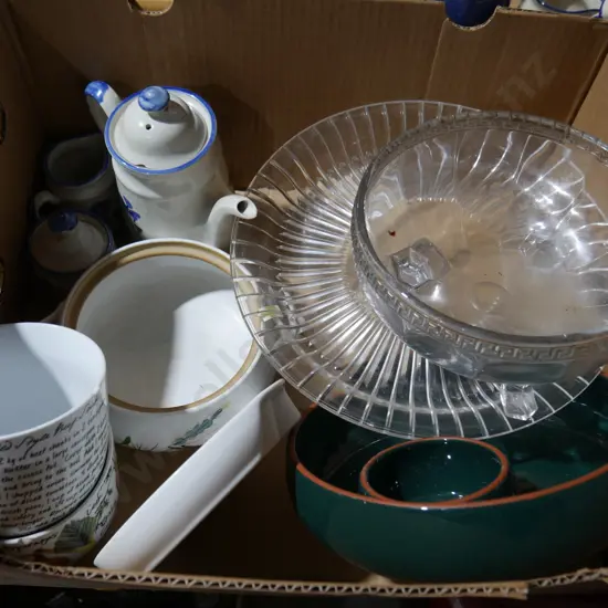 Glassware etc