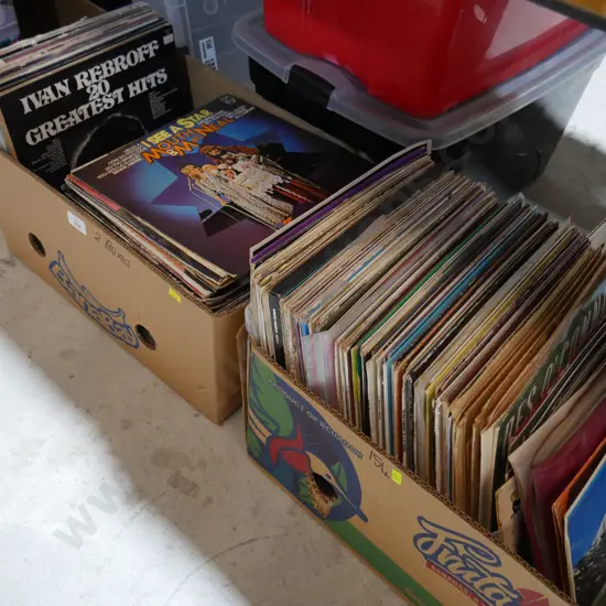 2 boxes of LP's