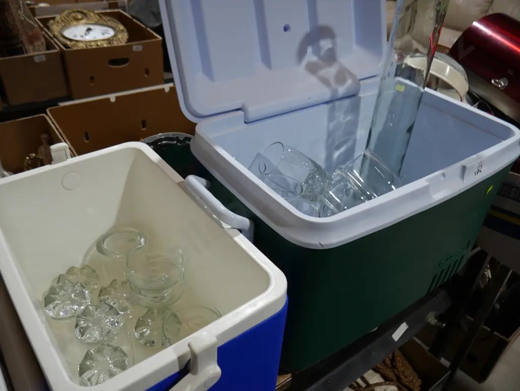 2 chilly bins and contents Image 1++