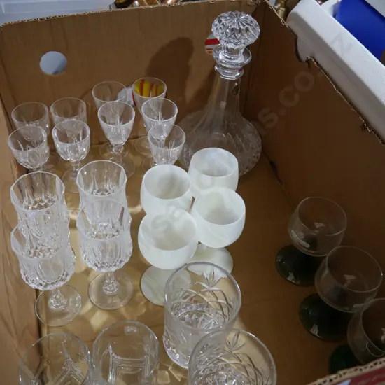 Glassware etc