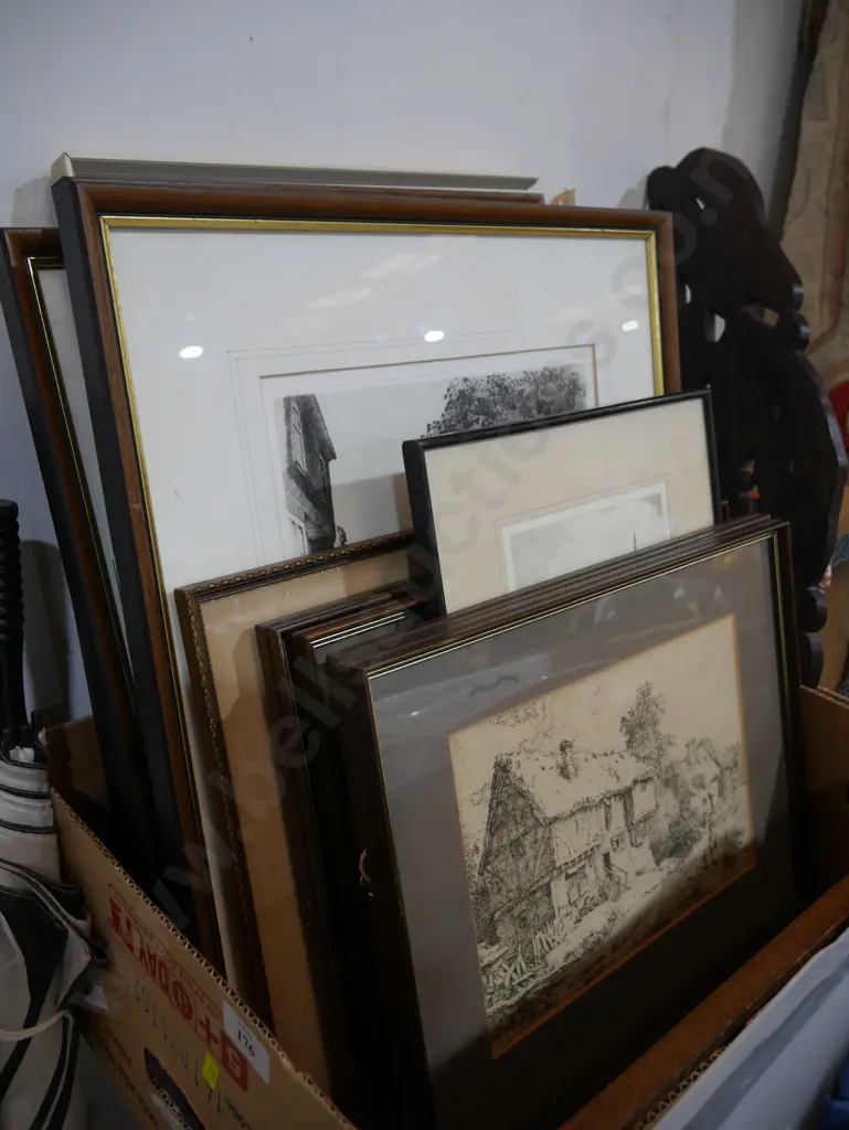Framed etchings etc Image 1++