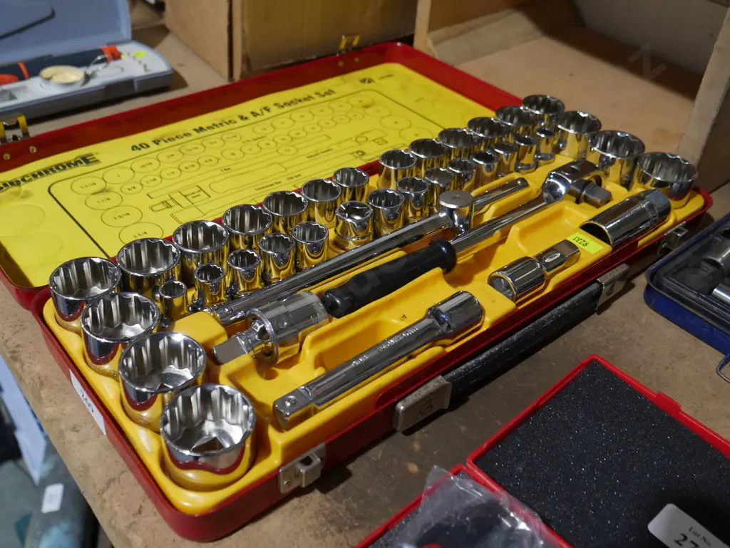 Sidchrome 40 piece socket set Image 1++