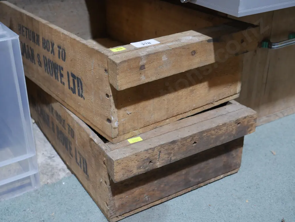2 Selman & Rowe boxes Image 1++