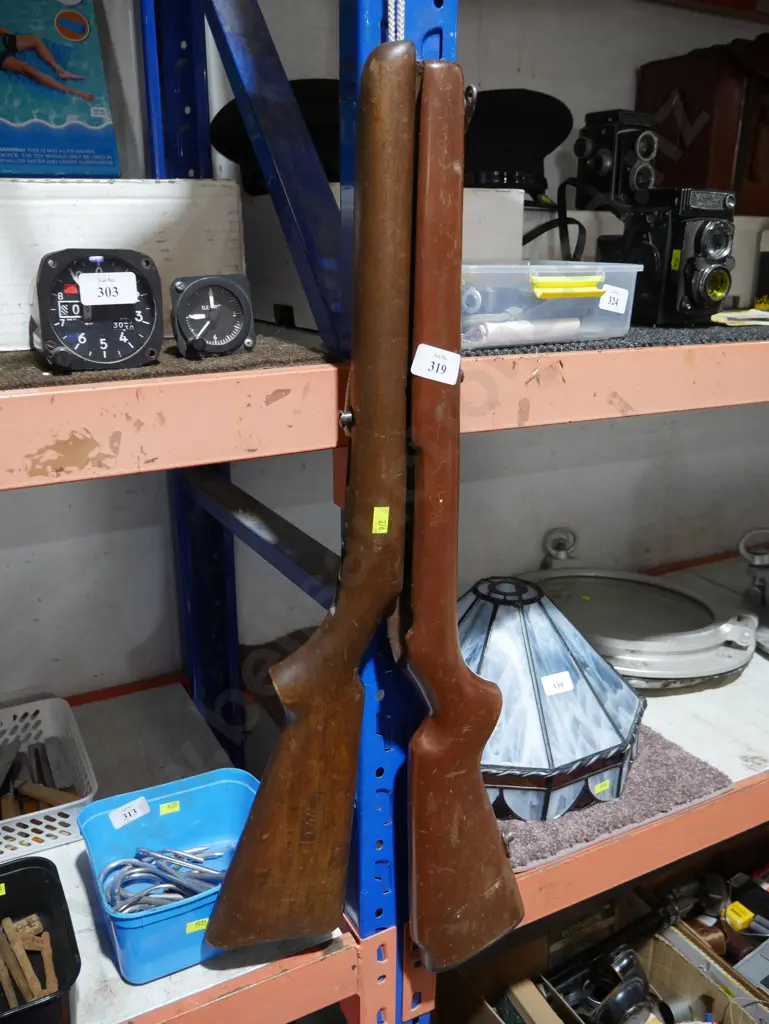 2 rifle stocks Image 1++