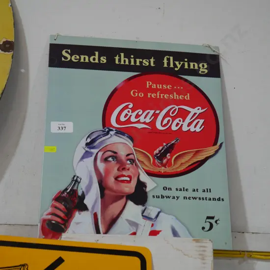 Coca cola sign