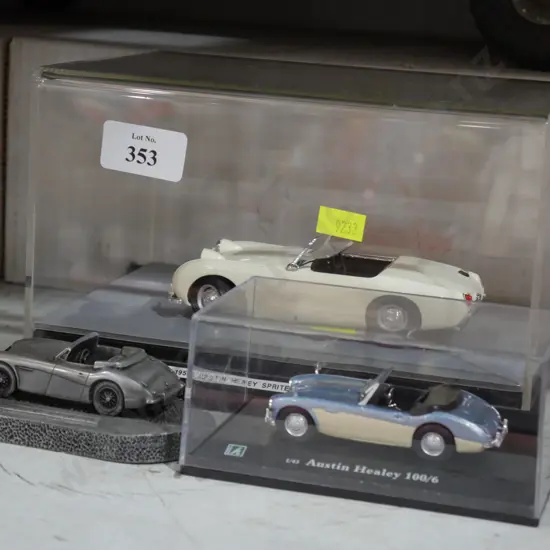 3 vintage cars