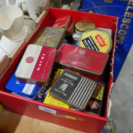 Tobacco tins