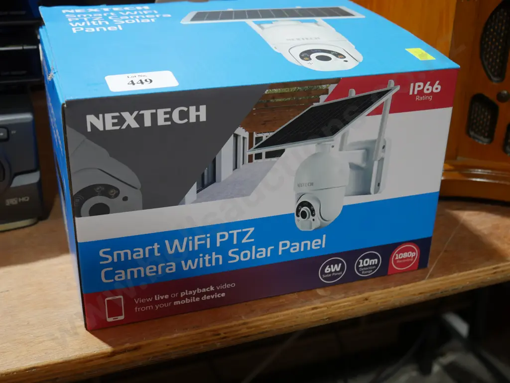 Nextech smart wifi PTZ camera with solar panel Image 1++
