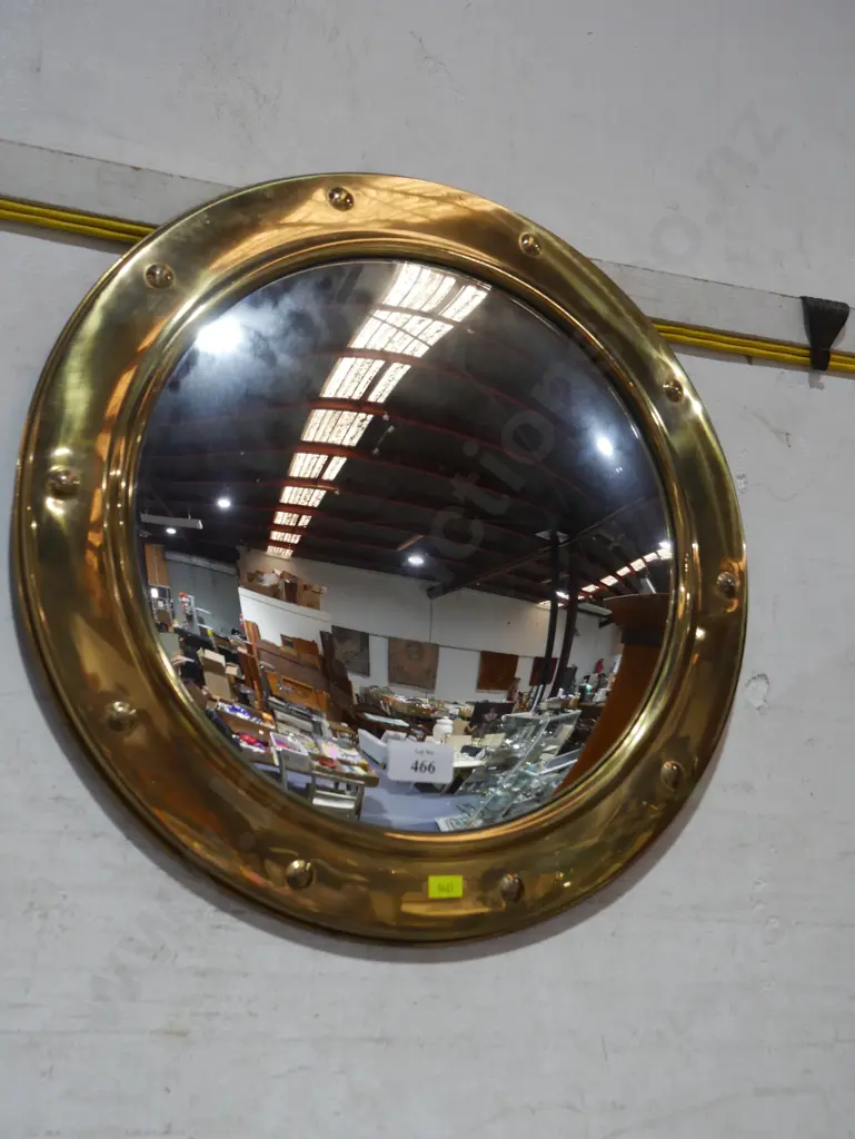Brass framed mirror Image 1++