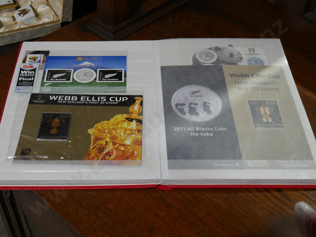 NZ stamp album Image 1++