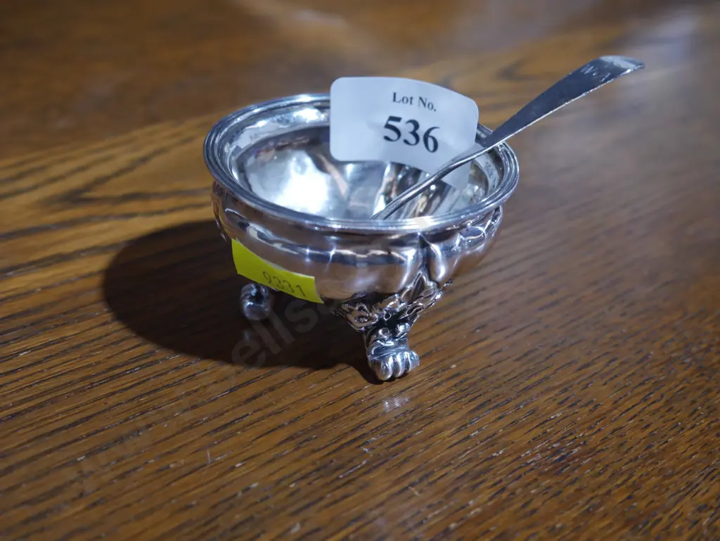 Sterling Silver open salt Image 1++