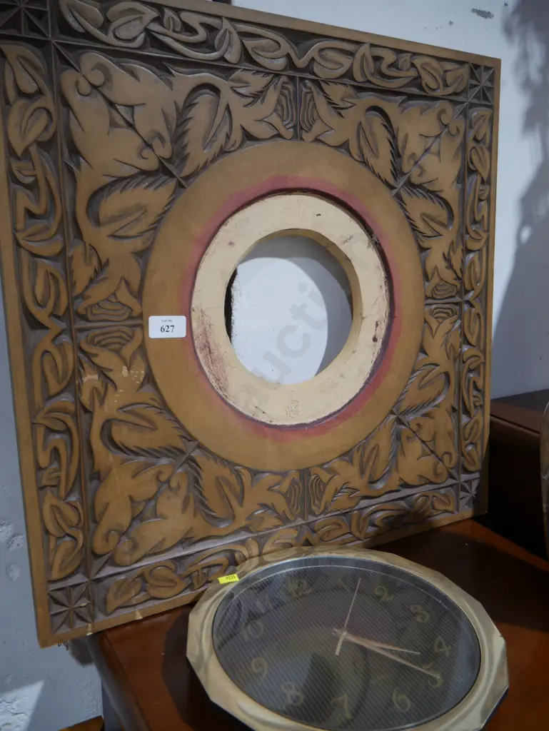 Carved clock Image 1++