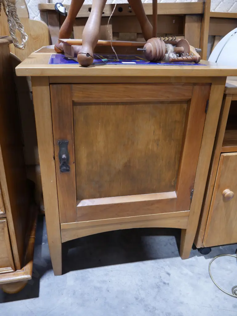 Tile topped cabinet Image 1++