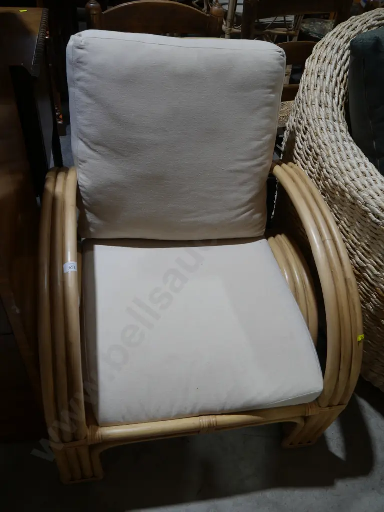 Cane easy chair Image 1++