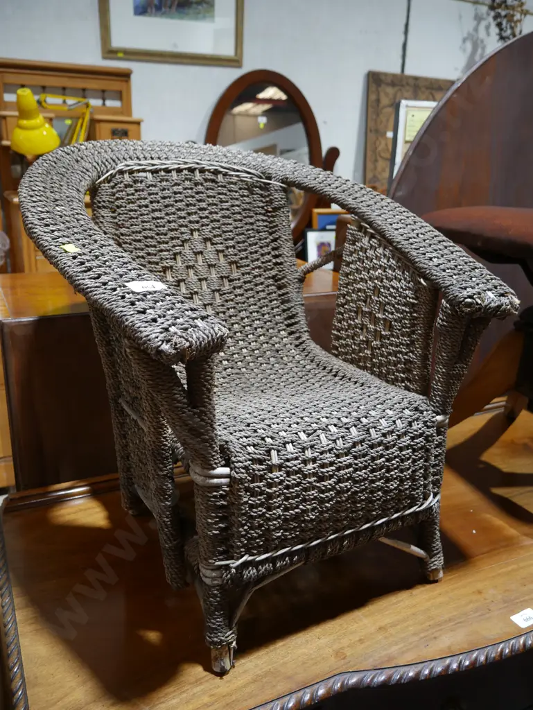 Childs seagrass chair Image 1++