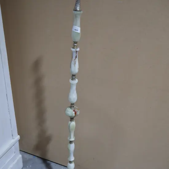 Onyx standard lamp