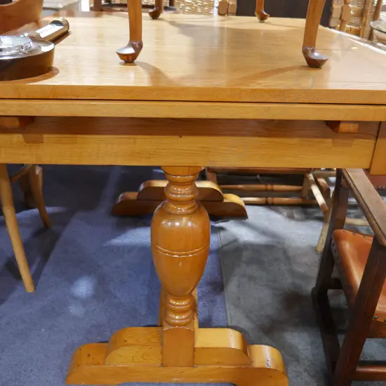 Oak dining table