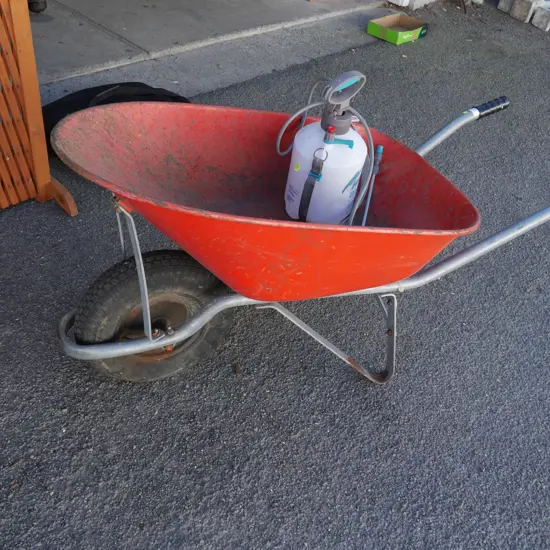 Red wheel barrow