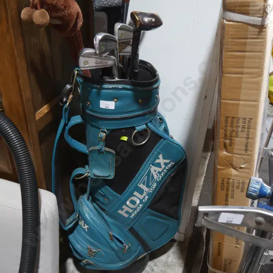 Golf bag and clubs