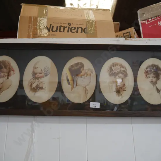 Framed baby print