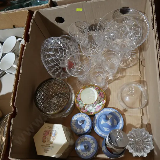 Glassware etc