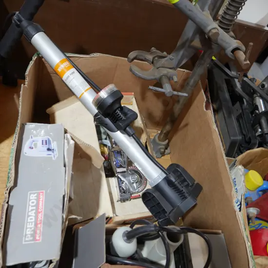Power tools, bike pump etc