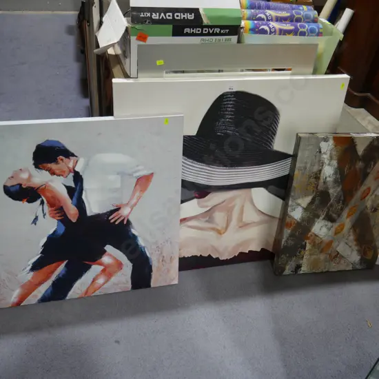 Three artworks