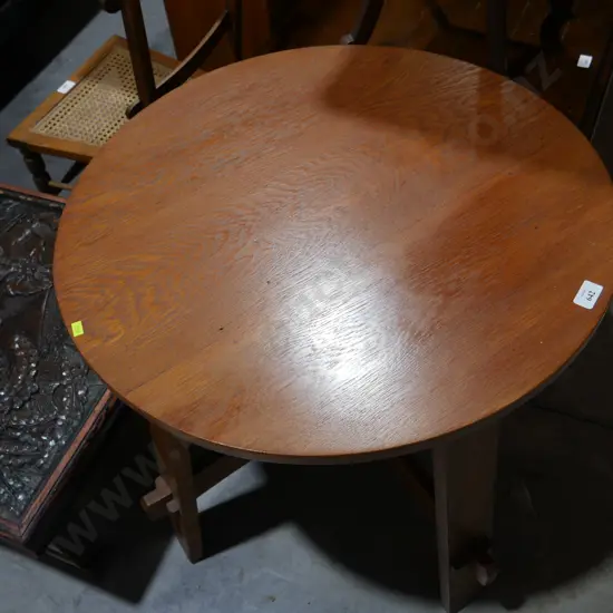 Oak side table