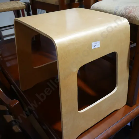 Plywood stool