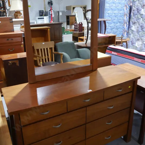 Mirror back dresser
