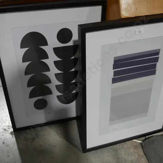 Two framed pictures