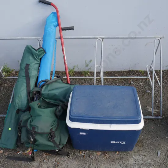 Chilly bin, camp chair etc