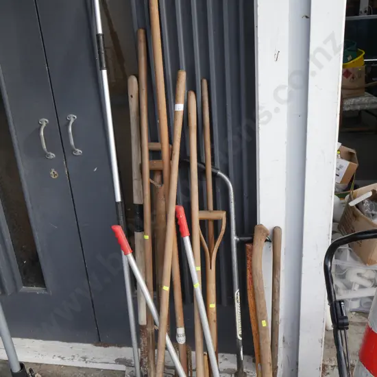 Assorted garden tools
