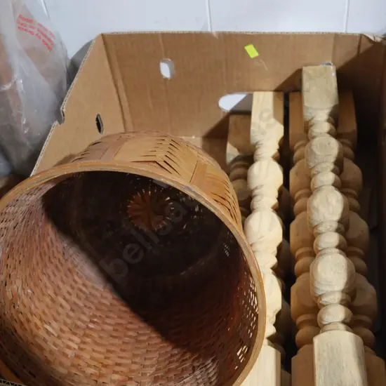 Wooden turned legs etc