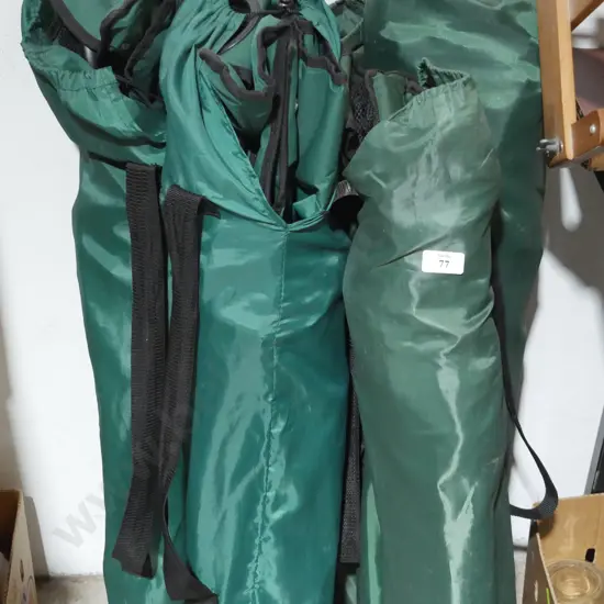 Assorted camping chairs