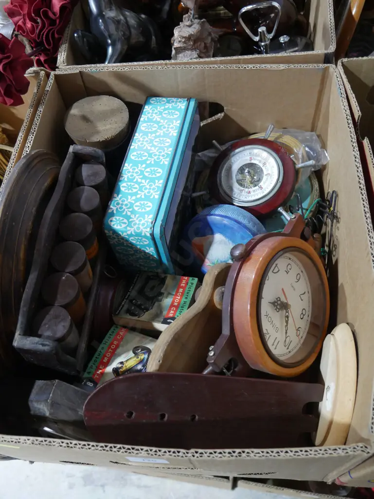 Clocks, barometer, spice rack etc Image 1++