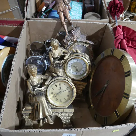 Figurine clocks etc