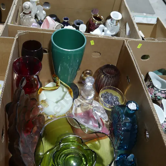 Coloured glassware