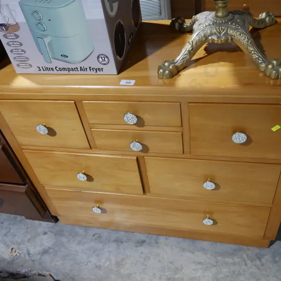 Solid wood low boy